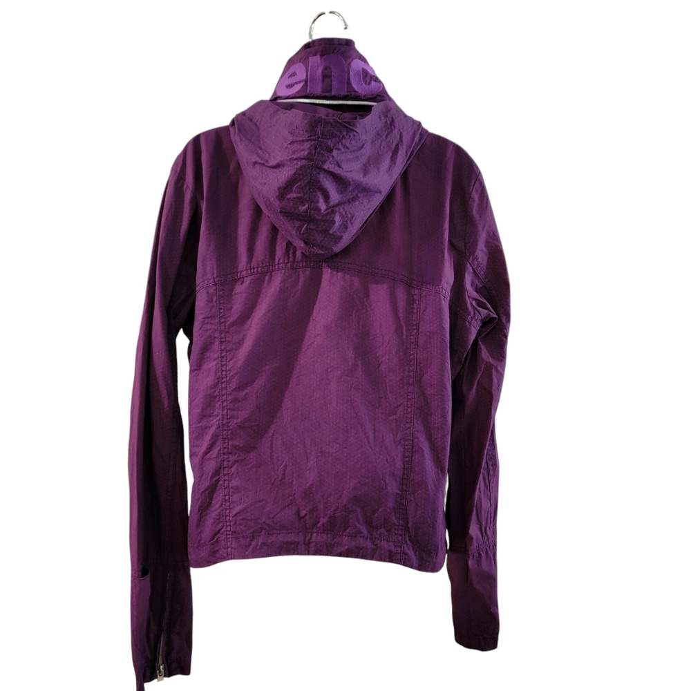 BENCH‎ URBANWEAR Barbque Winbreaker Jacket Hood Size 12 Purple - Picture 2 of 13